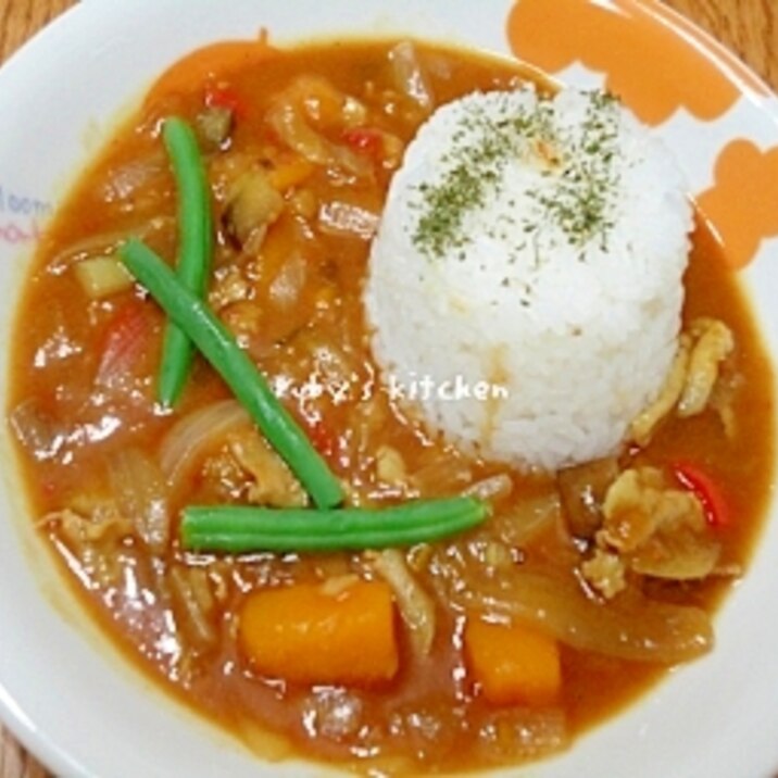 夏野菜のポークカレー